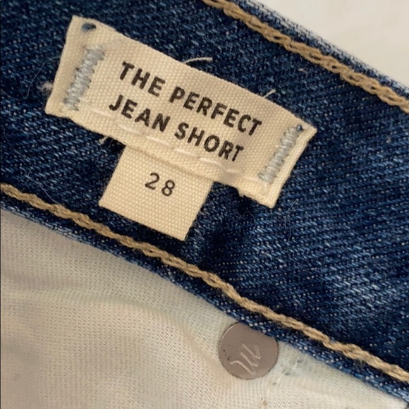 Madewell The Perfect Jean Short Floral Edition - Picture 7 of 10